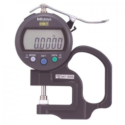 Mitutoyo .4"/10mm ABSOLUTE Thickness Gage 547-300A