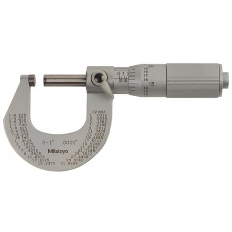 Mitutoyo 1" Mechanical Outside Micrometer 101-117