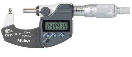 Mitutoyo 0-1"/25.4mm Digital Tube Micrometer, 395-362-30