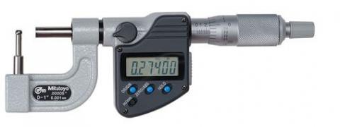 Mitutoyo 0-1"/25.4mm Digital Tube Micrometer, 395-363-30