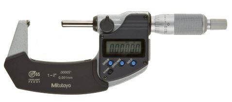 Mitutoyo 1-2"/25.4-50.8mm Digital Spherical Face Micrometer, 395-372-30