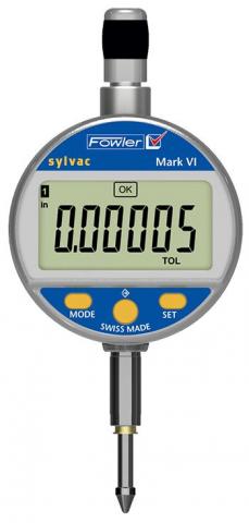Fowler Sylvac Mark VI Electronic Indicator, 1"/25mm, 54-530-145-0