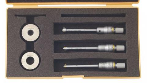 Mitutoyo 3-Point Internal Micrometer Holtest Set, .275 - .5", 368-916