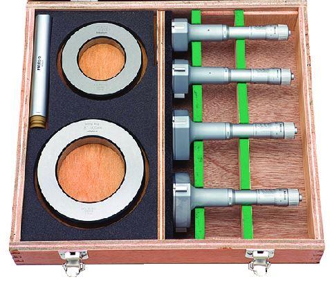 Mitutoyo 3-Point Internal Micrometer Holtest (Type II) Set, 2 - 4", 368-997