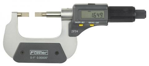Fowler Elextronic IP54 Blade Micrometer, 3-4"/75-100mm, 54-860-244-0