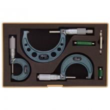 Mitutoyo 3" Mechanical Outside Micrometer Set, 3 Pieces