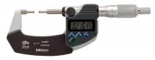Mitutoyo 0-1"/25.4mm Digimatic Spline Micrometer, IP65, Type A, 331-351-30