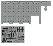 Inspection Arsenal Loc-N-Load CMM Bundle System, 30" Dock w/ Plate & STARTER Kit (50 pcs), SYS20_DK30TR03
