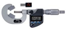 Mitutoyo .4-1"/10.16-25.4mm Digital V-Anvil Micrometer, 314-362-30
